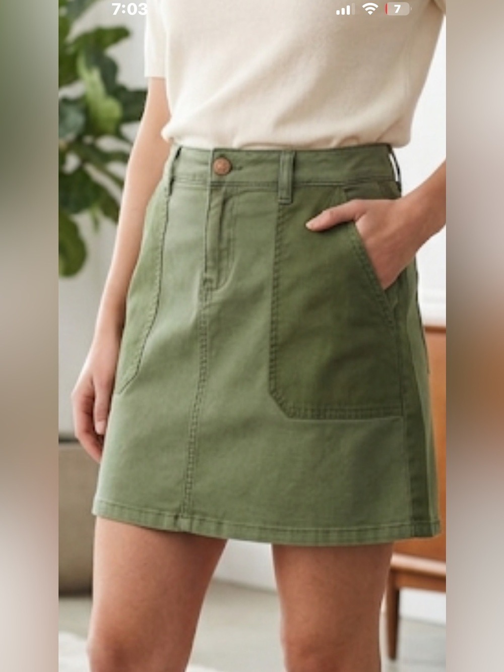 Vineyard Vines Green Mini Skirt Size 2 Preppy Classic Patch Pocket
